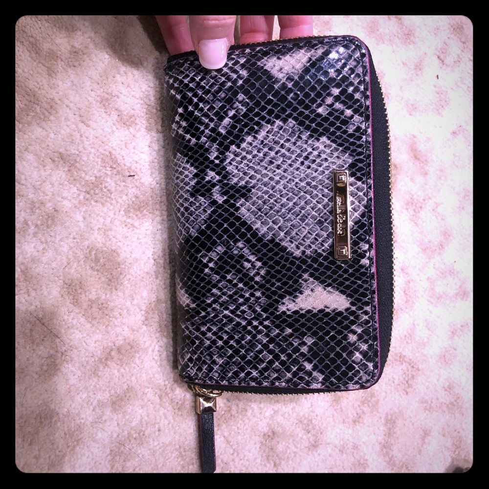 Stella and Dot Chelsea Snakeskin Clutch